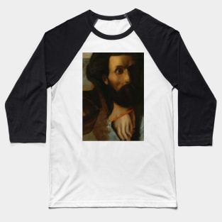 Sketch Of Head And Hands Of St. John For Jesus Remet A Saint Pierre Les Clefs Du Paradis by Jean-Auguste-Dominique Ingres Baseball T-Shirt